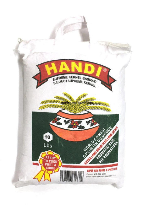 Handi - Basmati Rice (WHITE)- 10lb - apniroots Grocery