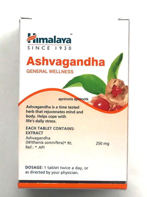 HIMALAYA ASHVAGANDHA 60 TABS - apniroots Grocery