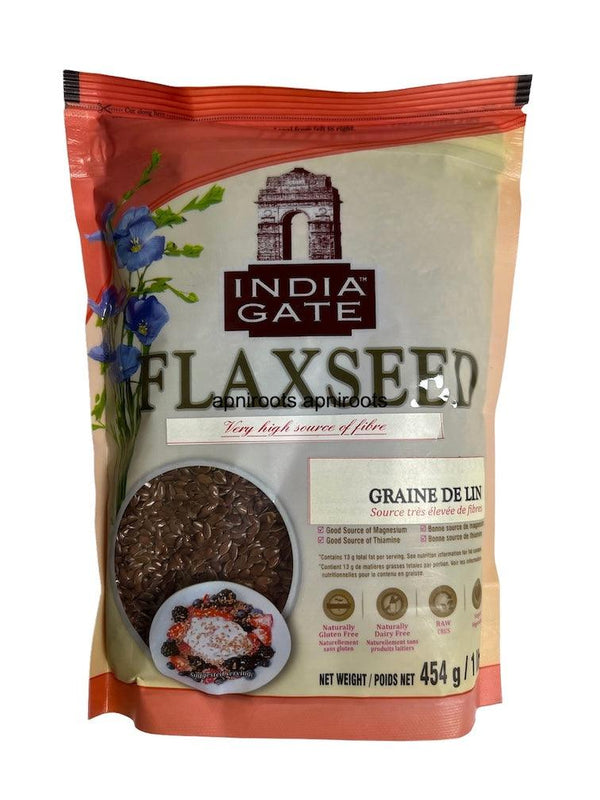 INDIA GATE FLAX SEED- 454G - apniroots Grocery
