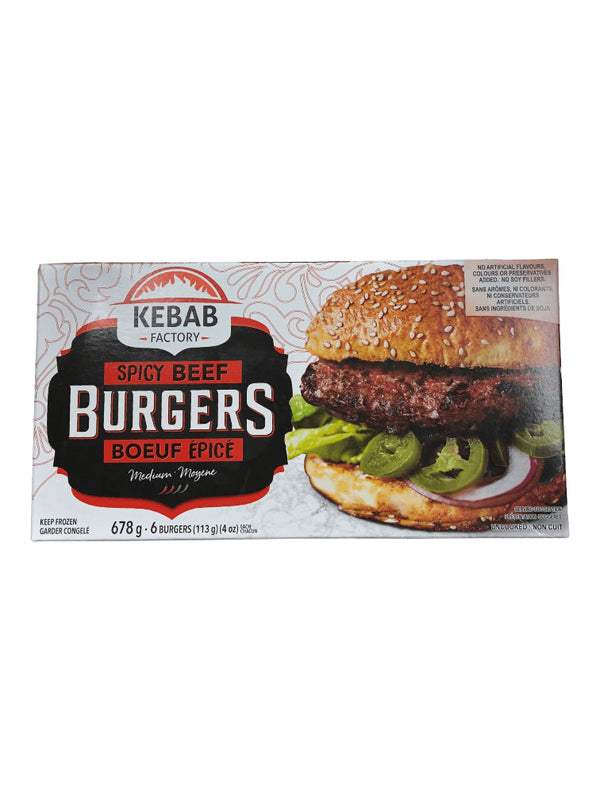 K F SPY BEEF BURGERS 678GM - apniroots Grocery