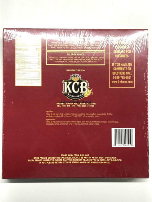 KCB CAKE RUSK700G - apniroots Grocery