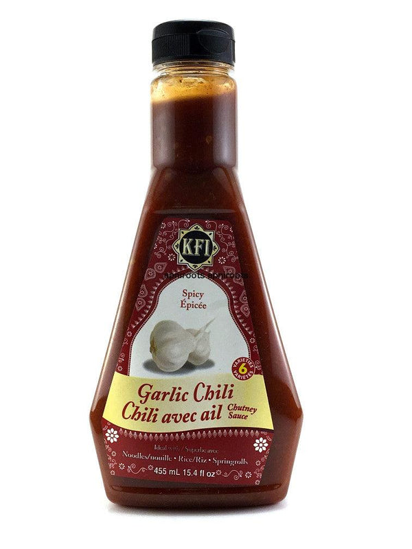 Kfi - Garlic Chili Spicy Chutney Sauce - 455ml - apniroots Grocery