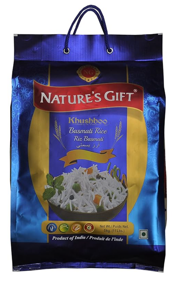 Khushboo Rice 10lb - Natures Gift- code888