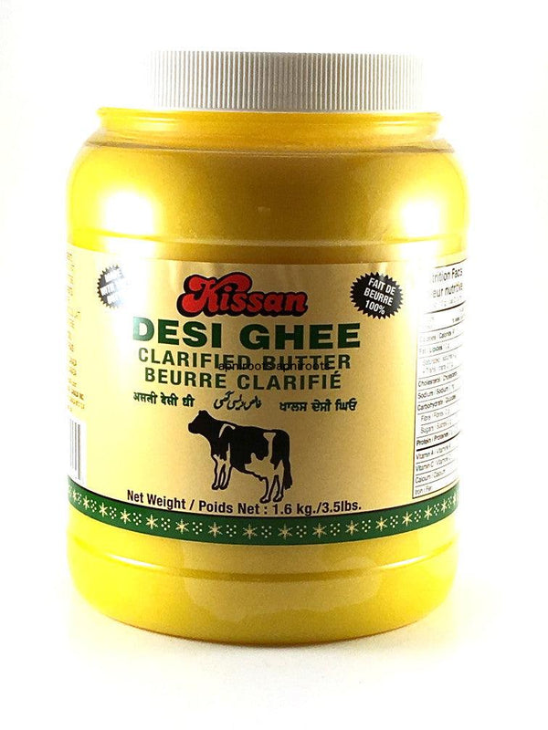Kissan - Pure Desi Ghee Clarified Butter - 3.5lb - apniroots Grocery
