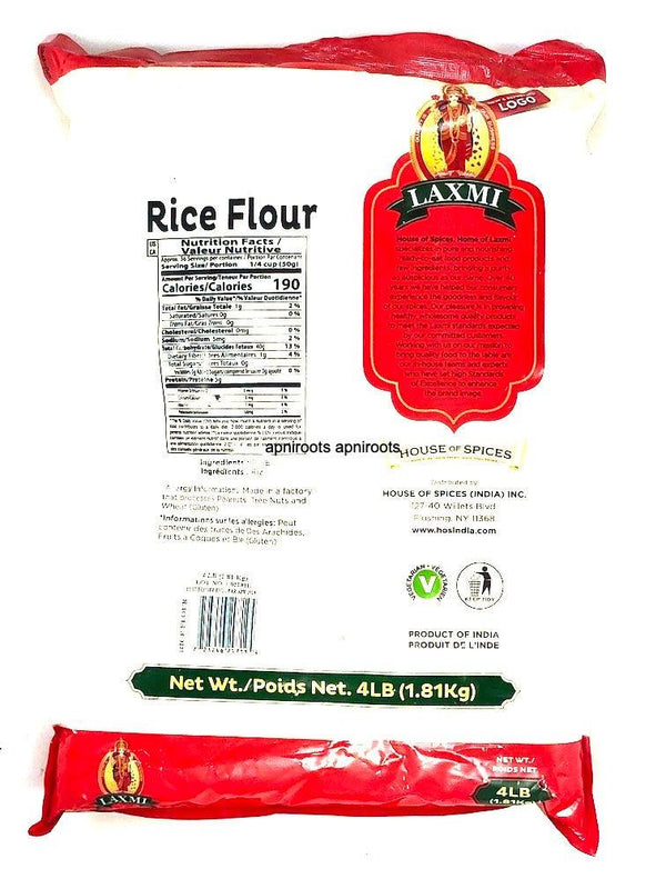 LAXMI SOOJI COARSE 4LB - apniroots Grocery