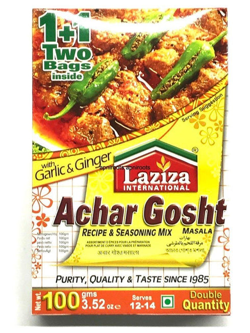 LAZIZA ACHAR GOSHT 100G - apniroots Grocery