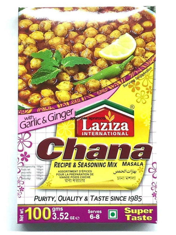 LAZIZA CHANNA SM 100G - apniroots Grocery