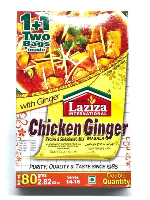 LAZIZA CHICKEN GINGER 80G - apniroots Grocery