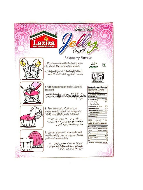 LAZIZA JELLY RASPB 85G - apniroots Grocery