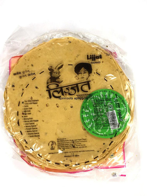 Lijjat - Udad Papad - 200gm - apniroots Grocery