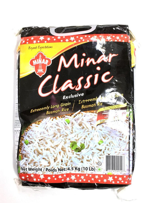 Minar - Basmati Rice - 10lb - apniroots Grocery