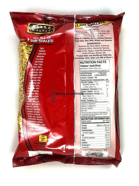MIRCH MASALA ALOO BHUJIA 340G - apniroots Grocery