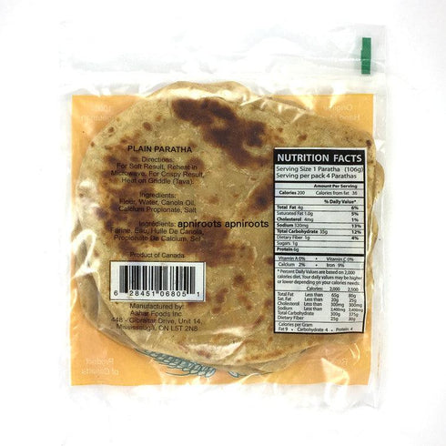 Mom Made - Plain Paratha - 400gm - apniroots Grocery