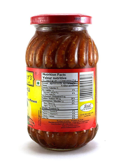 Mothers - Lime Chilli Pickle - 500gm - apniroots Grocery