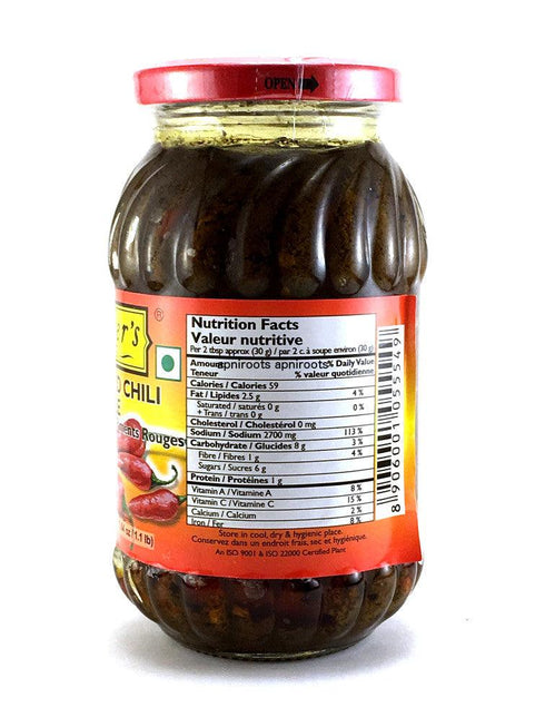 Mothers - Stuffed Red Chilli Pickle - 500gm - apniroots Grocery