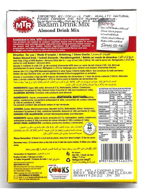 MTR BADAM DRINK MIX-200GM - apniroots Grocery