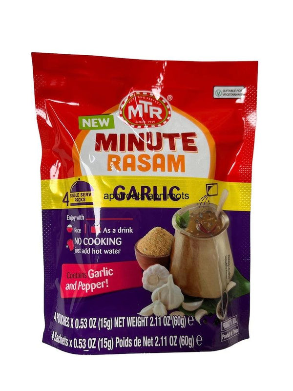 MTR RASAM GARLIC 60GM - apniroots Grocery