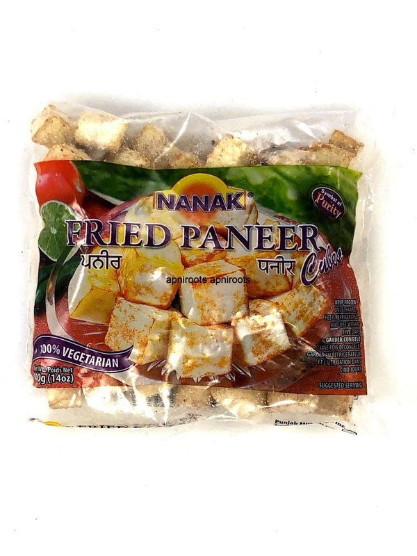 NANAK FRIED PANEER CUBES 400G - apniroots Grocery