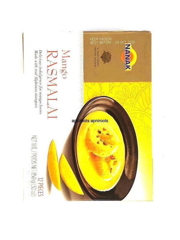 NANAK MANGO RASMALAI 12 PIECES - apniroots Grocery