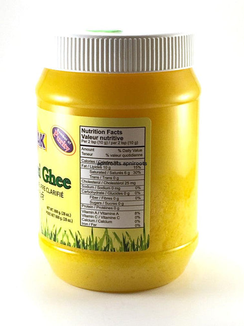 Nanak - Pure Desi Ghee Clarified Butter - 800gm - apniroots Grocery