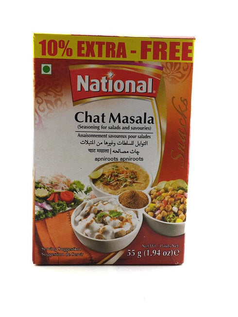 National - Chat Masala - 55gm - apniroots Grocery
