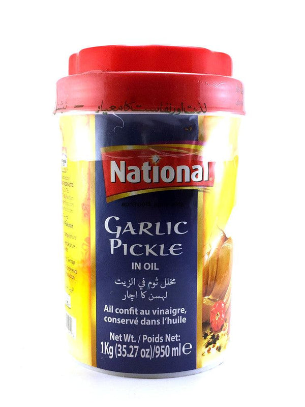 National - Garlic Pickle - 950ml - apniroots Grocery