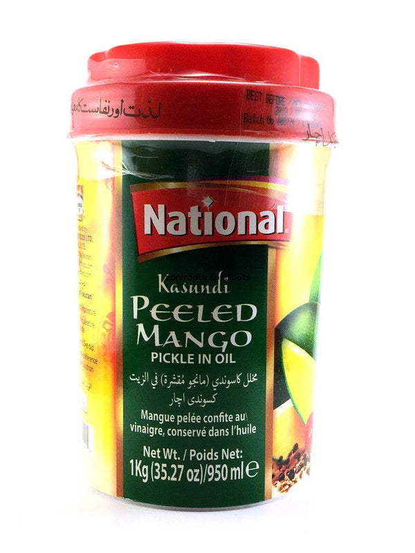 National - Kasundi Peeled Mango Pickle - 950ml - apniroots Grocery