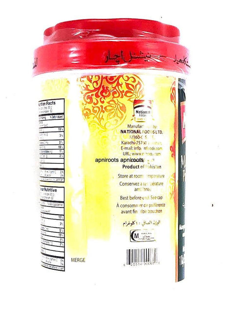 NATIONAL MANGO PICKLE 1KG - apniroots Grocery