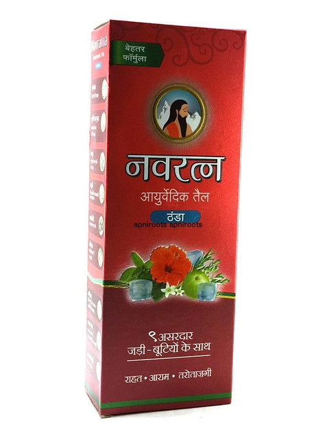 Navratan - Ayurvedic Oil Cold Thanda - 200ml - apniroots Grocery
