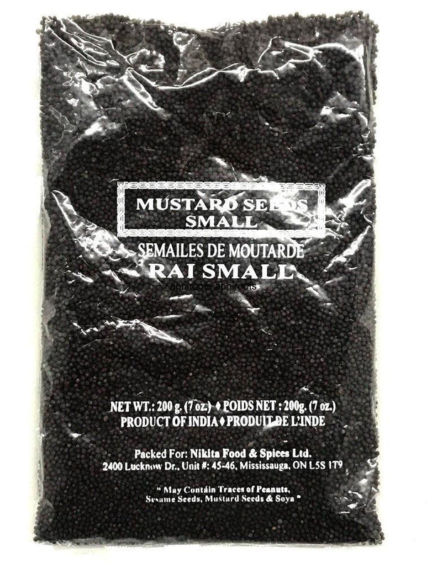 NIKITA MUSTARD SEEDS SMALL 200 - apniroots Grocery