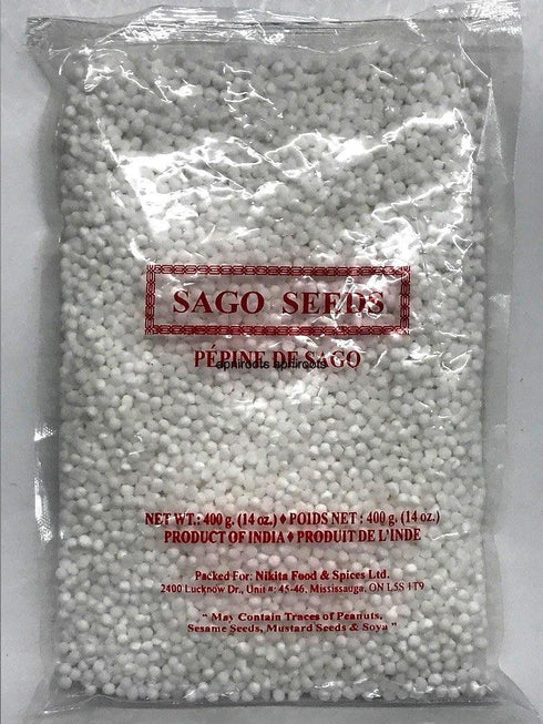 NIKITA SAGO SEEDS-400GM - apniroots Grocery