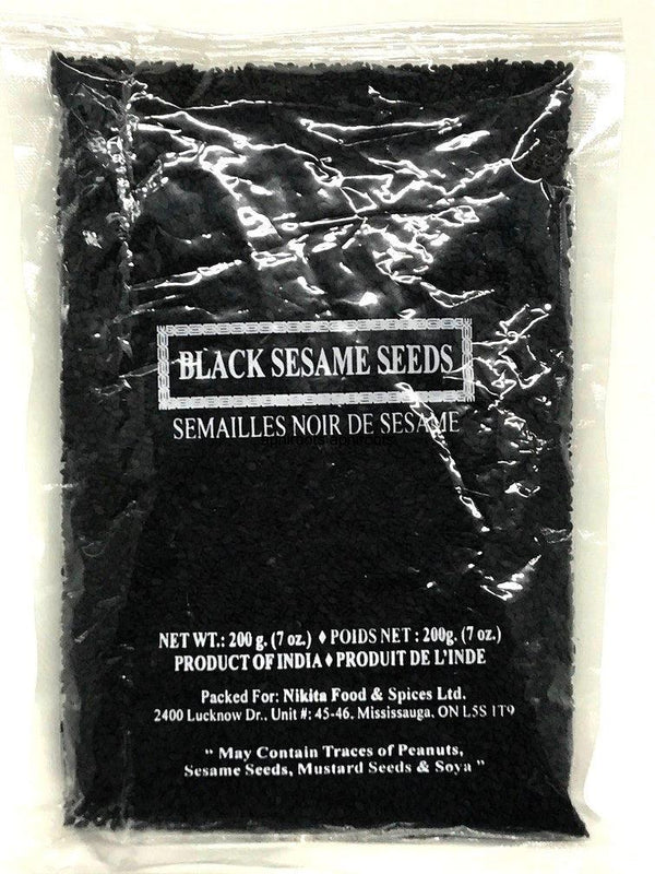 NIKITA SEASME SEEDS BLACK 200G - apniroots Grocery
