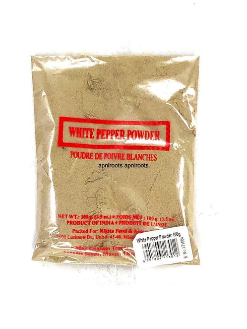 NIKITA WHITE PEPPER PWDER100G - apniroots Grocery