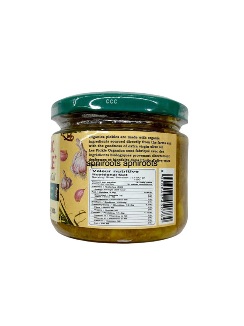 ORG GARLIC PICKLE300GM - apniroots Grocery