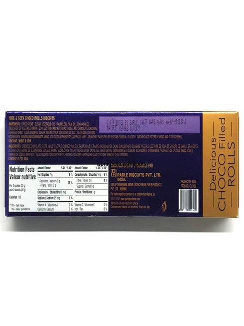 PARLE HIDE N SEEK CHOCO ROLLS - apniroots Grocery