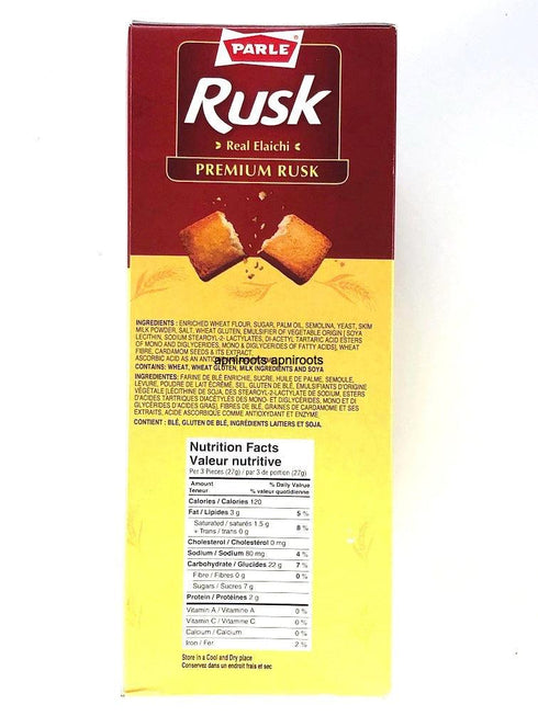 PARLE RUSK REAL ELAICHI 600G - apniroots Grocery