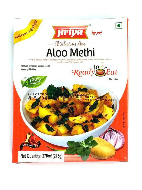 Priya - Aloo Methi - 275gm - apniroots Grocery