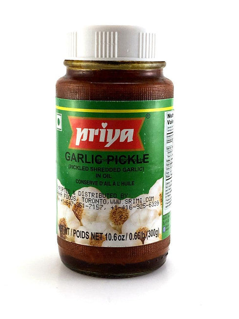 Priya - Garlic Pickle - 300gm - apniroots Grocery