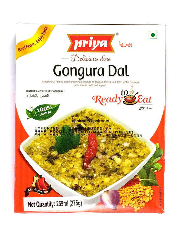 Priya - Gongura Dal - 275gm - apniroots Grocery