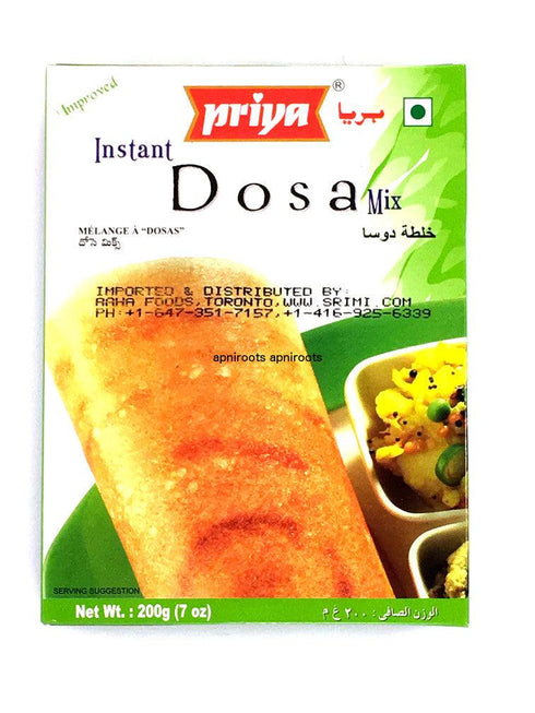 Priya - Instant Dosa Mix - 200gm - apniroots Grocery