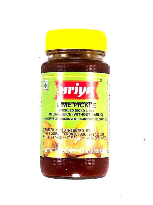 PRIYA_LIME PICKLE -300GM - apniroots Grocery