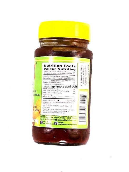 PRIYA_LIME PICKLE -300GM - apniroots Grocery