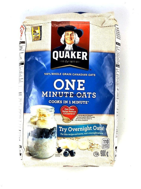 QUAKER OATS 1KG I MINUTE - apniroots Grocery