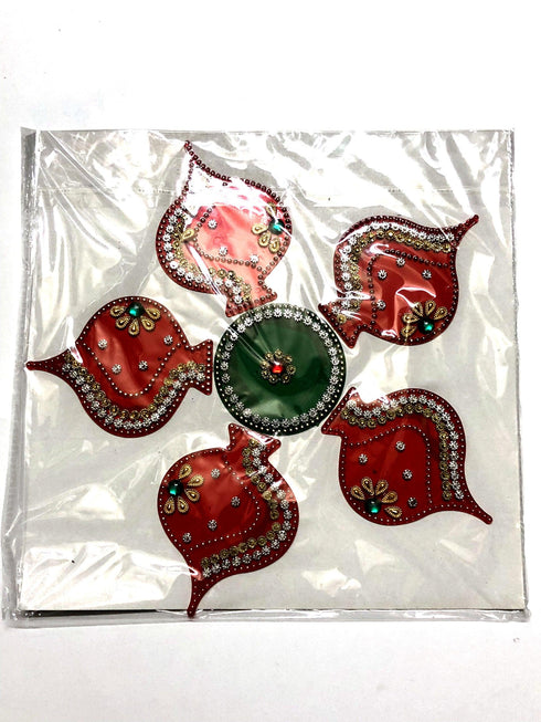 Rangoli Sticker acrylic - apniroots Grocery