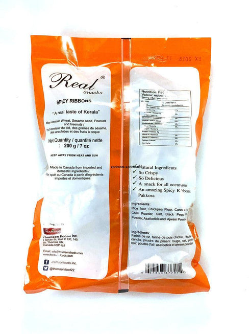 Real Snacks - Spicy Ribbons - 200gm - apniroots Grocery