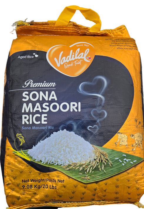 VADILAL SONA MASSORRI RICE- 20LB- code888