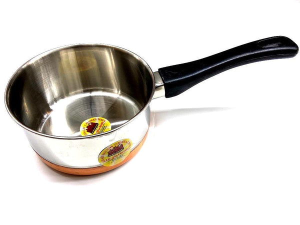 S Steel Milk Pan With Copper Bottom 6Inch - apniroots Grocery
