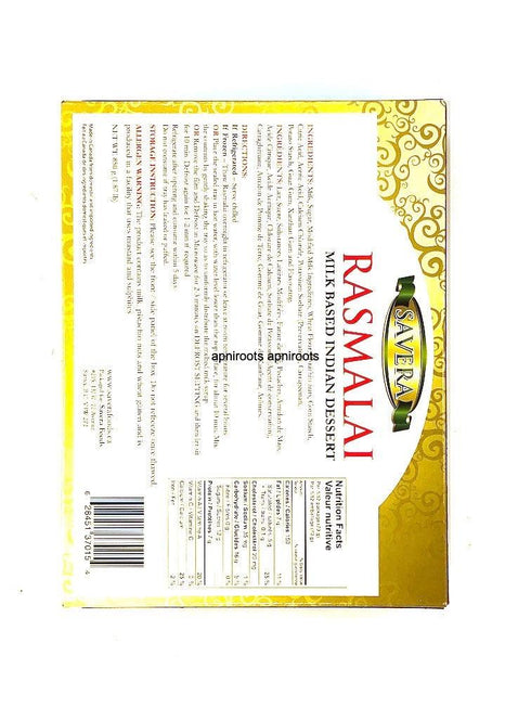 SAVERA RASMALAI 12PC - apniroots Grocery