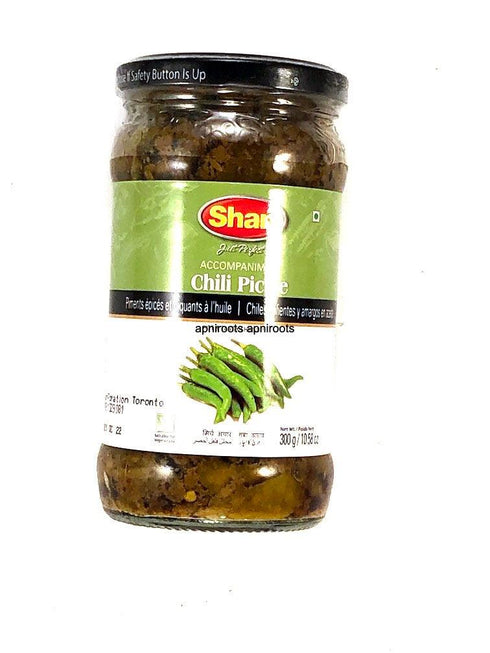 SHAN CHILLI PICKLE300G - apniroots Grocery