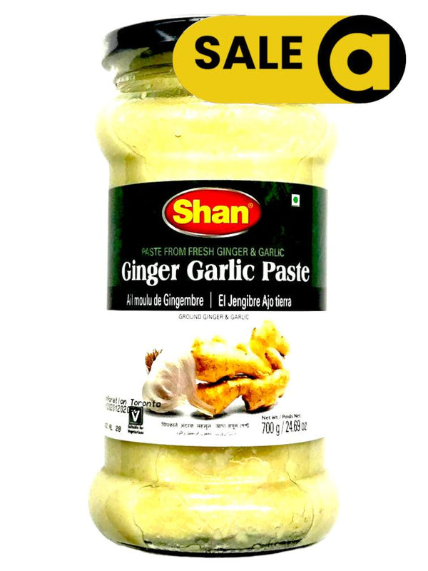 SHAN GINGER&GARLIC PASTE 700 - apniroots Grocery